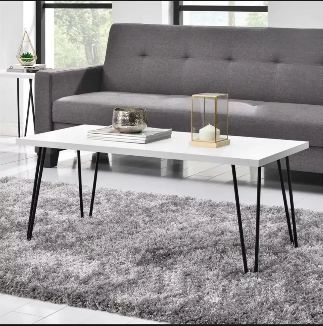 Meja tamu retro minimalis persegi panjang 80x30/40x30 meja coffe meja hias sudut ruangan Furniture