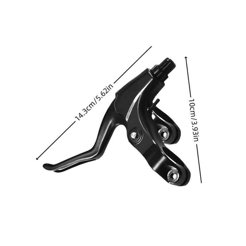 Product Introduction of Mountain Bike Handlebar, 2 Counts Aluminum Alloy Bike Brake Handle, Mountain Road Bike V-shaped Brake Lever, Bike Handlebar Accessories 1