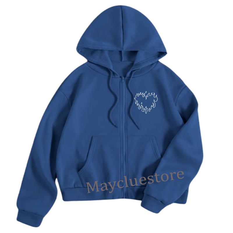 Hoodie Zipper Love ap hoodie zipper wanita korena style Bigsize L XL XXL XXXL XXXXL Jumbo jaket pria wanita aesthetic tebal jaket jumper wanita dan pria bahan flecee jaket hoodie wanita bisa cod 8