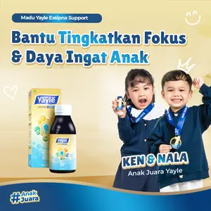 [Exclusive Dr.Rizki] Yayle Exsipna Support - Memperlancar Perederan Darah ke Otak untuk Kecerdasan -200ml