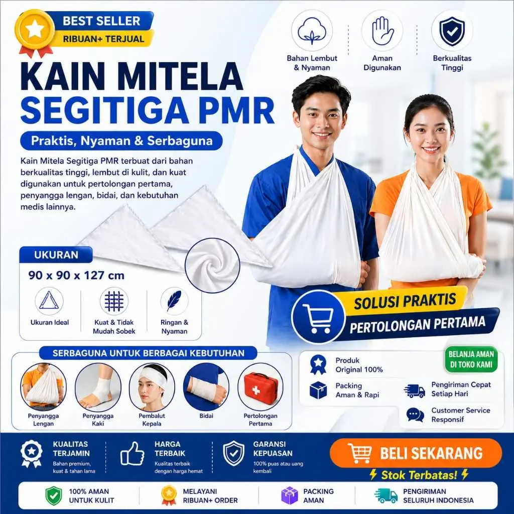 Kain Mitela Pmr Pmi Pramuka Jumbo Kain Segitiga