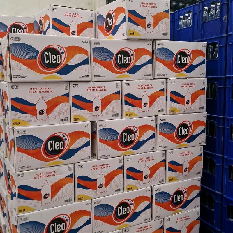 Cleo air murni botol 1 Liter, air mineral Cleo, air mineral botol 1 ...