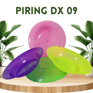 PIRING MAKAN DX 09 PELANGI - PLASTIK - HITS DIFFERENT!
