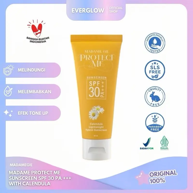 RENEW Madame Gie Protect Me Sunscreen SPF 30 PA +++*  - Sunscreen Wajah Skincare Infused Sunblock