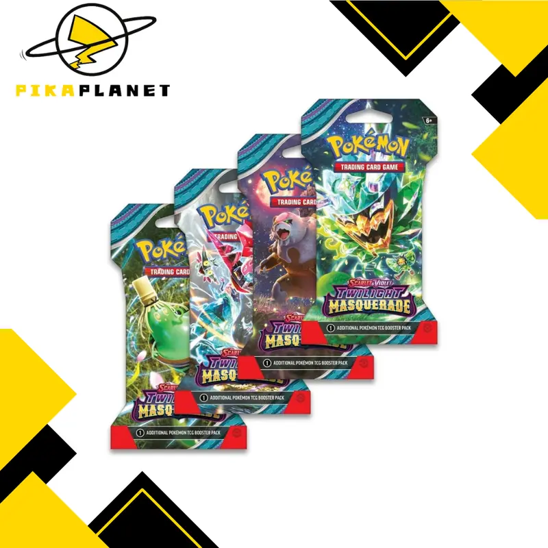 Pokemon TCG Card Twilight Masquerade Sleeved Booster Pack SV6 ENG 0