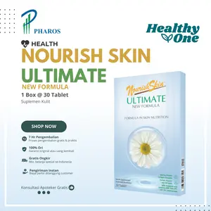 Nourish Skin Ultimate New Formula 30 Tablet /Melembabkan Kulit / Mencerahkan Kulit / Suplemen Anti Aging