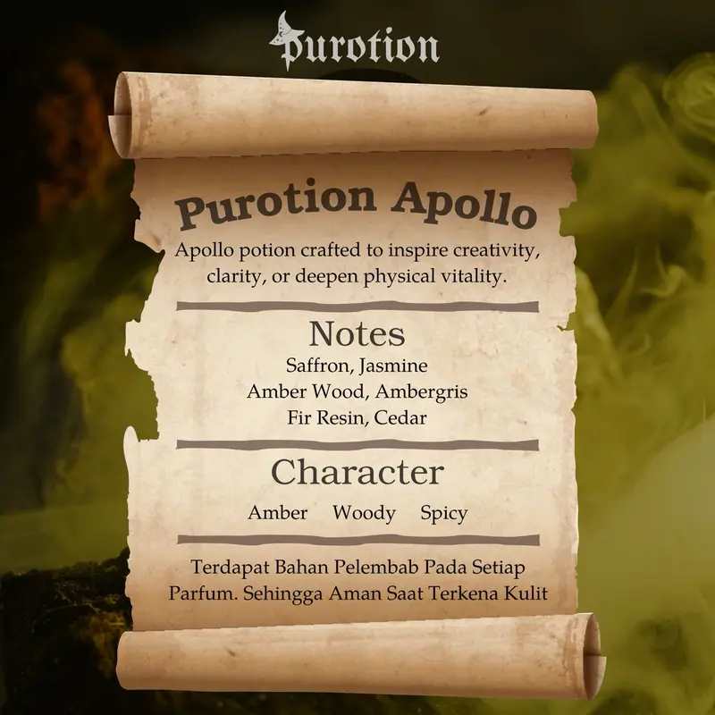 Purotion Apollo Eau De Parfum (EDP) 50Ml - Parfum Cowo / Parfum Pria / Parfum Laki-Laki / Parfum Tahan Lama Minyak Wangi Mengandung Pelembab 3