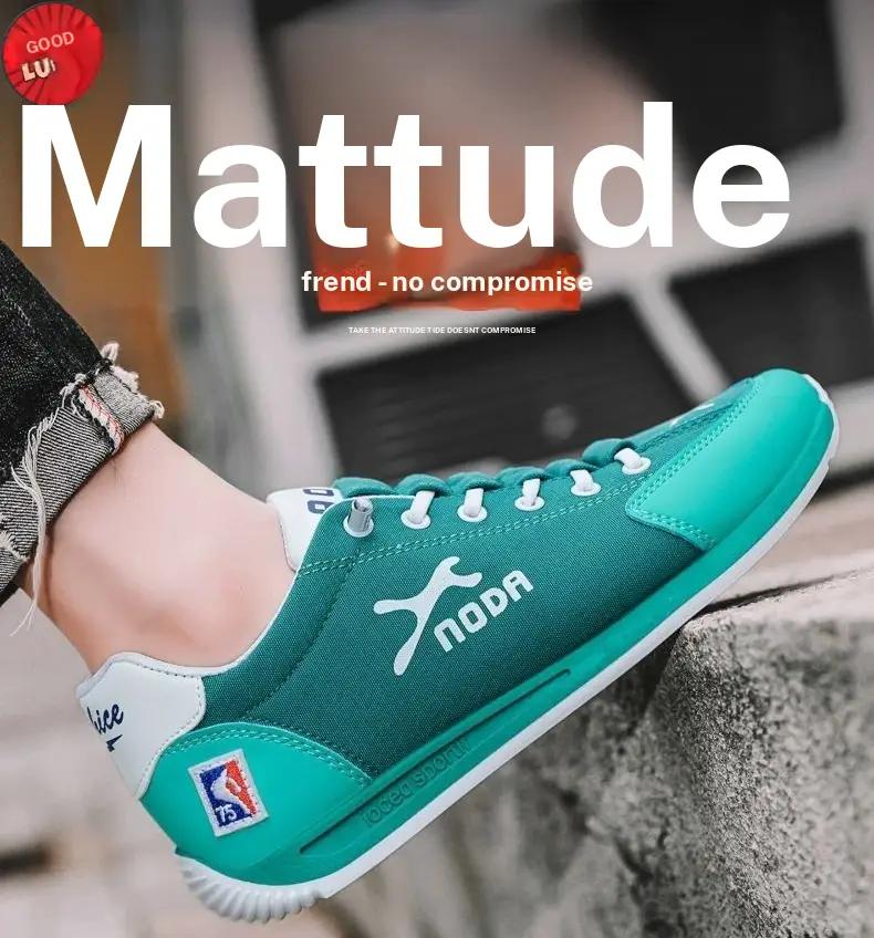 รองเท้าผ้าใบผู้ชาย NODA สไตล์เกาหลีลำลองสำหรับวิ่งและออกกำลังกาย อเนกประสงค์ เหมาะสำหรับกิจกรรมกีฬาแ