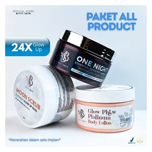 PAKET ISI 3 BODYCARE | DAPAT BODYLOTION SIANG, BODYLOTION MALAM DAN BODYSCRUB BITTY.SKIN | PAKET AMPUH MEMUTIHKAN KULIT DENGAN CEPAT