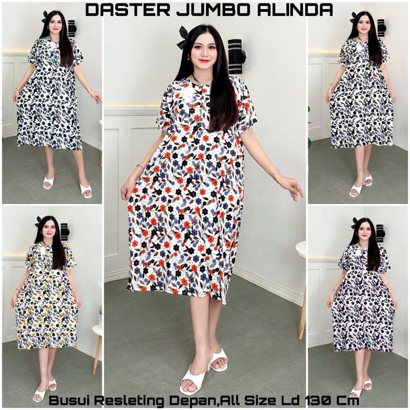 Daster Jumbo Daster Rayon Wanita Daster Kekinian Busui Friendly 1
