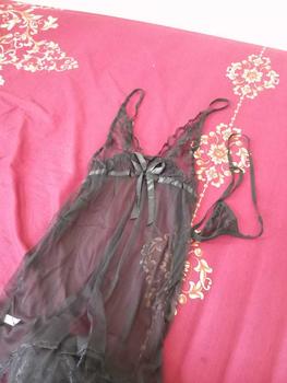 Product Review of Gaun Malam Wanita Renda Transparan DressLingerie Motif Bunga Fit Tidur 1177 from K**f 2