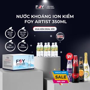 Lốc 6 Chai Nước kiềm FOY Artist Series 2024 loại 350ml