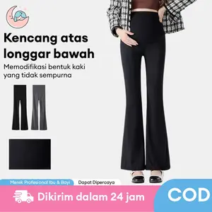 Celana Hamil Celana Yoga Celana Hamil High Stretch Pinggang Ekstra Besar Celana Hitam Untuk Wanita Bernapas Dan Nyaman y119
