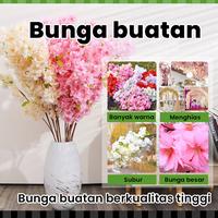 Gambar Batang bunga sakura buatan dengan 5 pilihan warna, dekorasi tanaman tiruan yang sangat mirip - Pink, 10 Strip dari Dekorasi Tanaman Buatan Kab. Tangerang 3 Tokopedia