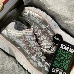 Nike P-6000 White Elemental Pink Metallic Silver