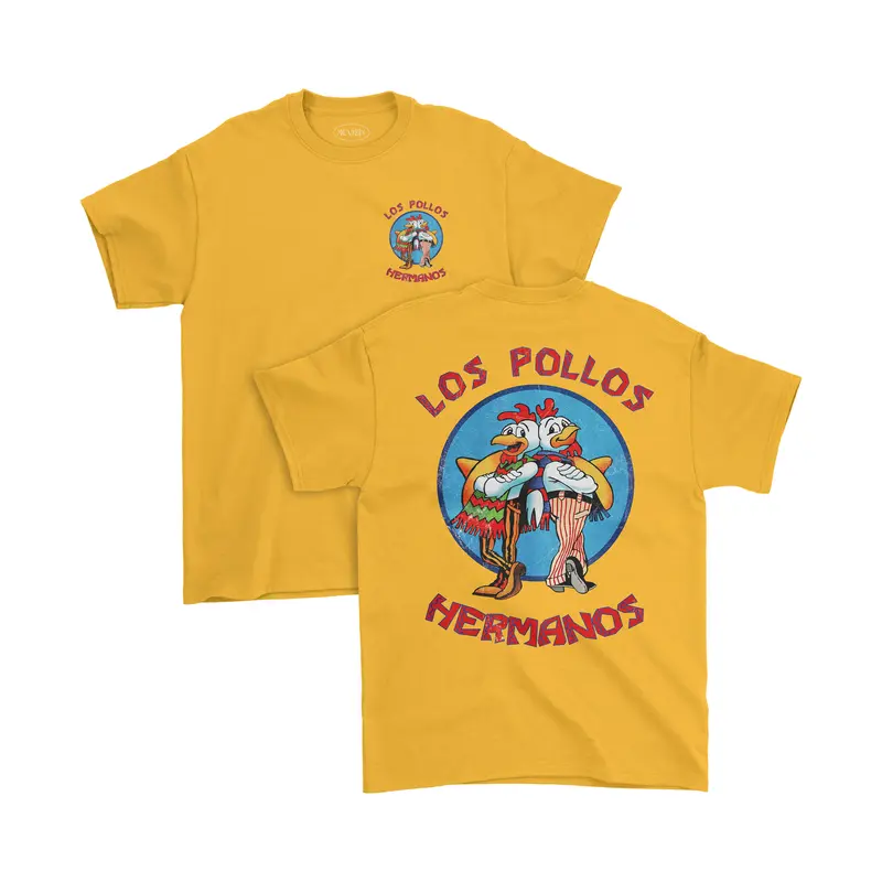 Kaos Film Breaking Bad - Los Pollos Hermanos Movie T-shirt 2