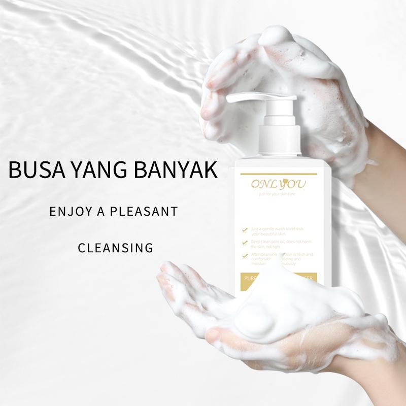 【BPOM Certification】ONLYOU PAKET Facial cleanser is suitable for any skin type Gentle cleansing +onlyou concealer pelembab foundation cair cerah 【COD】 4