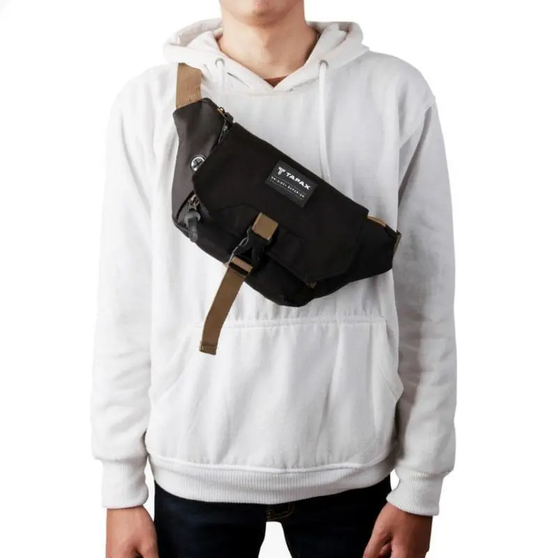 TAPAXCO Tas Selempang Pria Kick Waistbag Casual Local Original Pinggang 5
