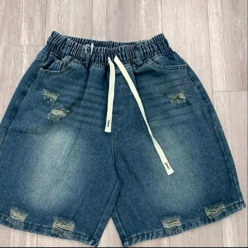[ 38-95kg ] Quần Jean Ngố Nữ Chất Bò Thổ Dáng Ngố,  Cạp Chun Mặc Trẻ Trung Năng Động Bigsize Đến 95kg 7