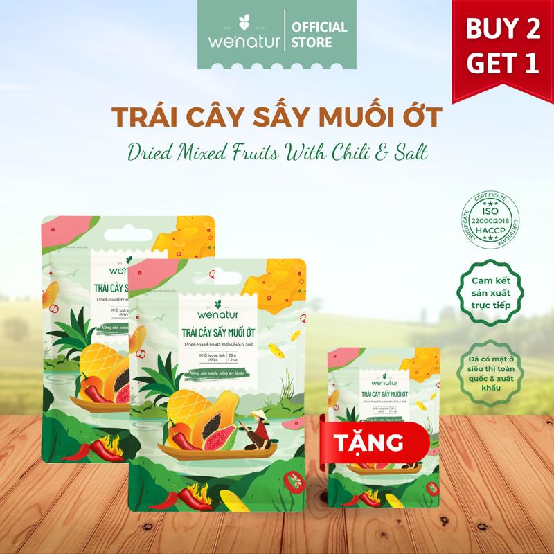 Combo 2 Trái cây muối ớt 35G