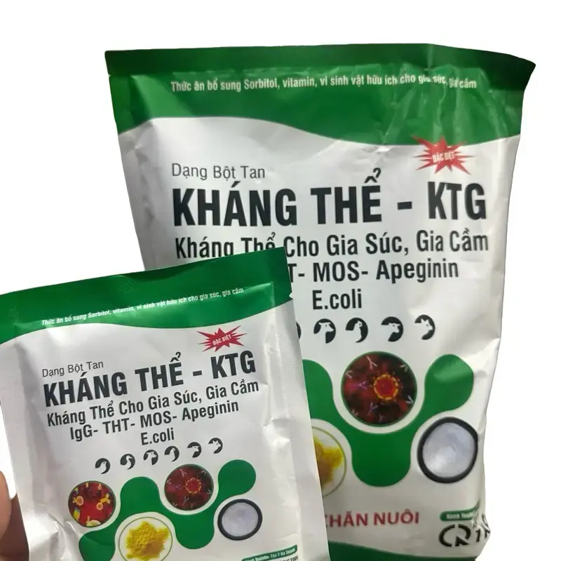 100gr kháng thể Bột - KTG - ig G, THT, Ecoli cho gia cầm