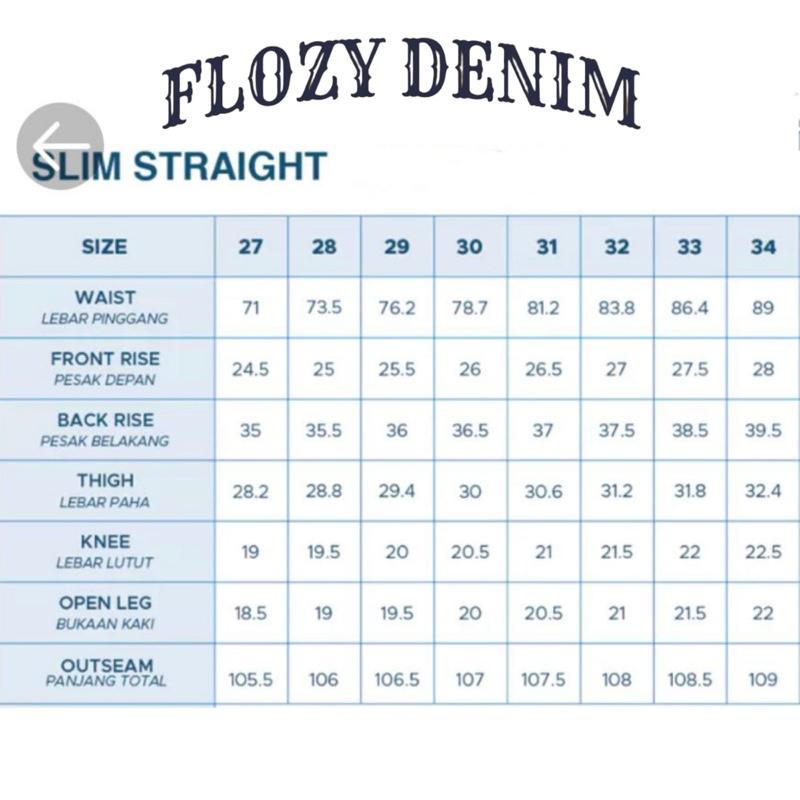 Flozy - Celana Denim OZORA 16 oz Selvedge Accent - Slimstraight