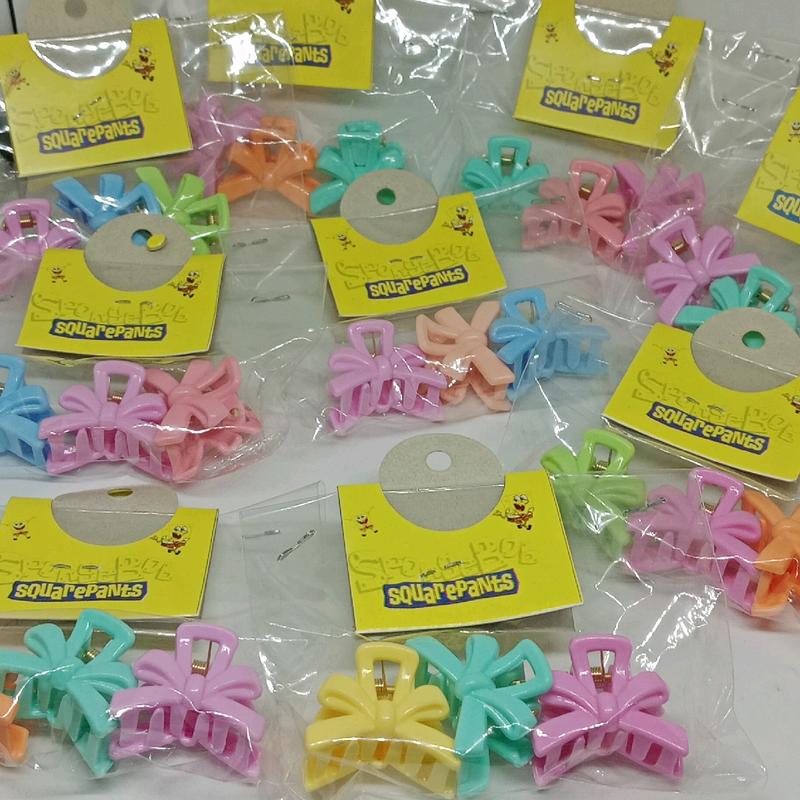 jepit rambut mini isi 3pcs bentuk pita 4