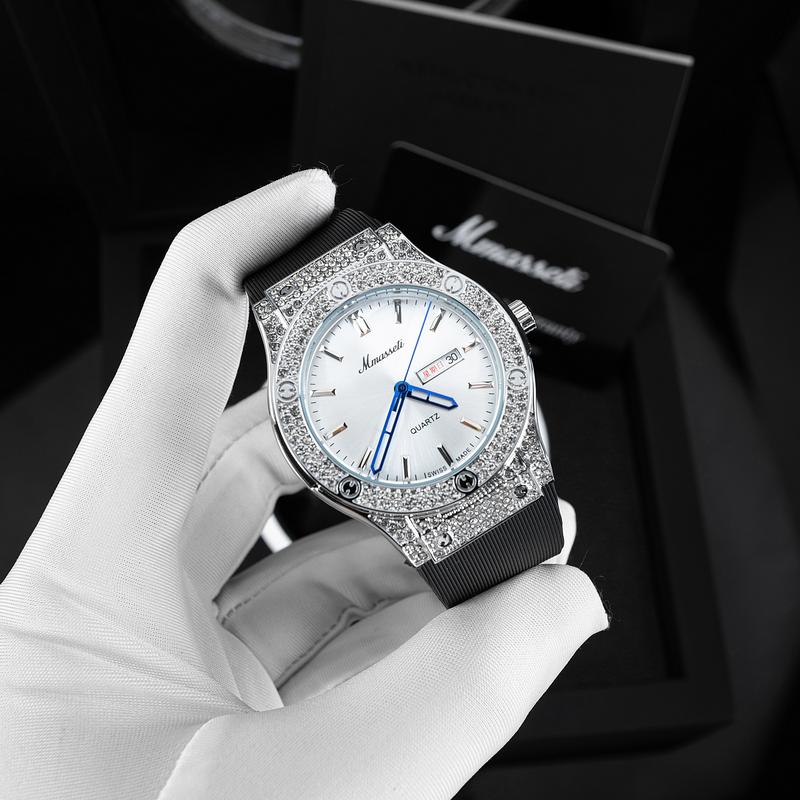 ĐỘC QUYỀN HÙNG LUXURY VN - N308 - Đồng hồ nam Mmasseti chính hãng chống nước khóa bấm thông minh bảo hành 12 tháng