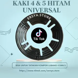 TATAKAN KOMPOR PENGHEMAT GAS | ANTI ANGIN KAKI 6 | COVER KOMPOR UNIVERSAL STAINLESS