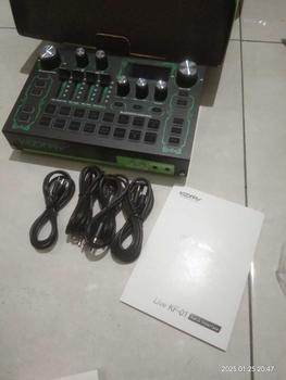 Product Review of koorfly-KF01 sound card ZX320 mic set Audio Bluetooth External Peralatan Bernyanyi atau siaran langsung dengan headphones dan microphone from t**o 2