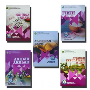 Buku Madrasah Tsanawiyah Kelas 9 MTs Akidah Akhlak Fikih Bahasa Arab Al Quran Hadis Kebidayaan Islam SKI Kemenag