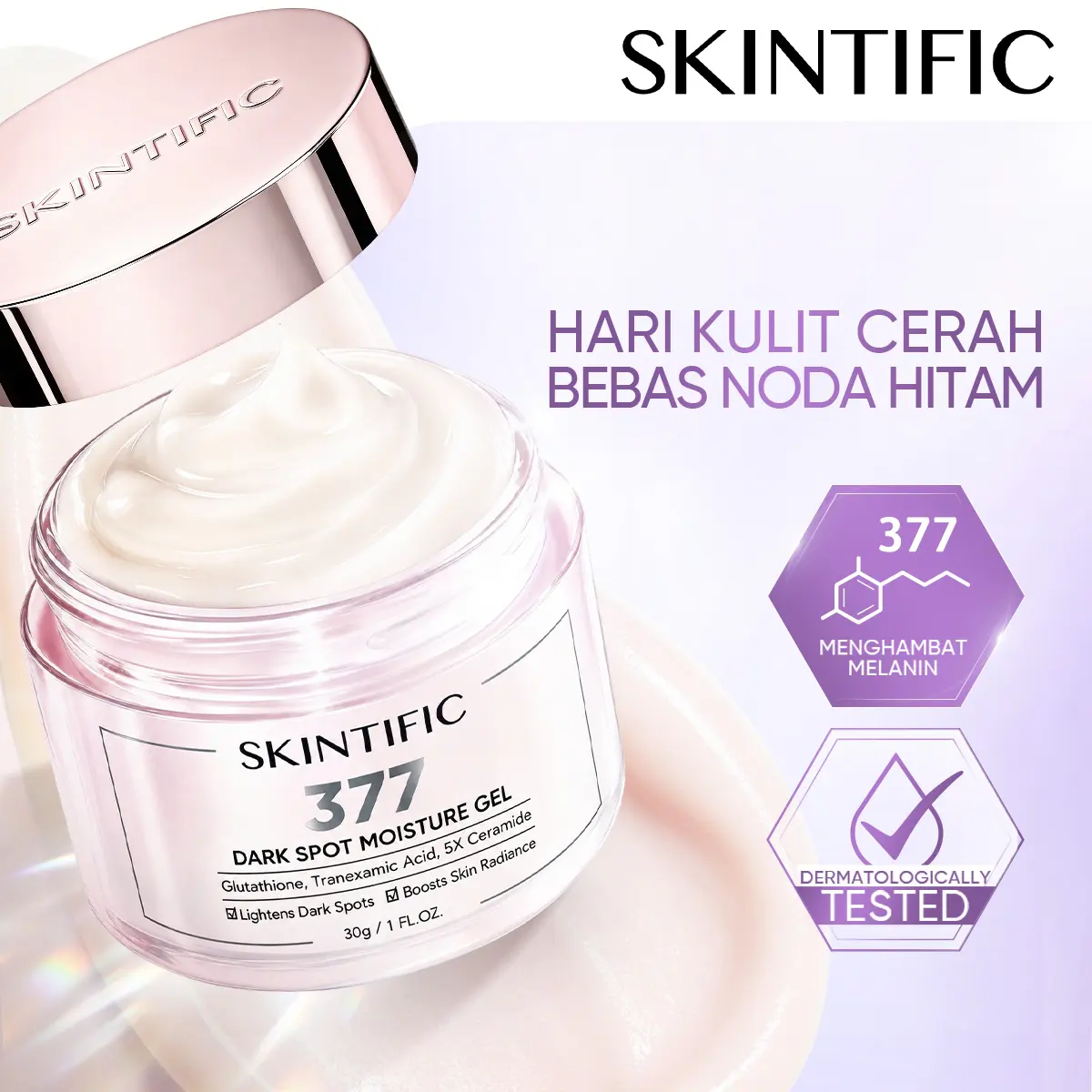 SKINTIFIC Symwhite 377 Dark Spot Moisturizer Gel 30g Cream