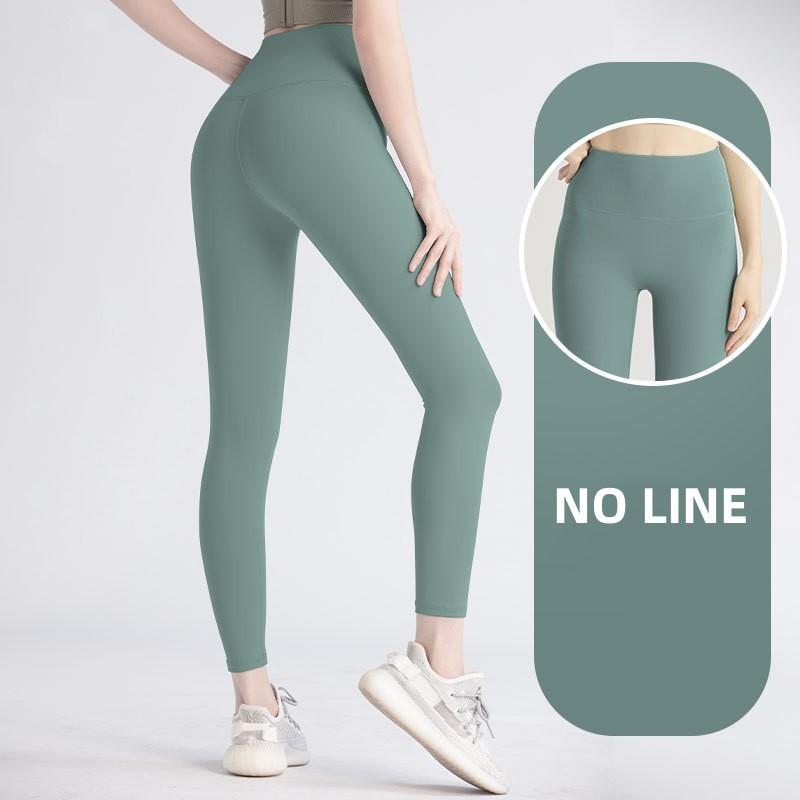 Quần Yoga Cho Nữ, Không Có Đường Xấu Hổ, Ôm Sát, Eo Cao, Kiểm Soát Bụng, Quần Legging Tập Cho Phòng Tập Thể Dục, Chạy Bộ, Đạp Xe 2