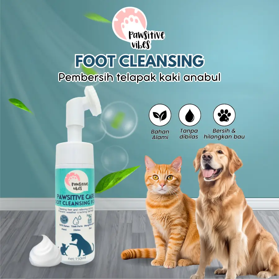 Pembersih Telapak Kaki Anjing Kucing Paw Cleaning Foam