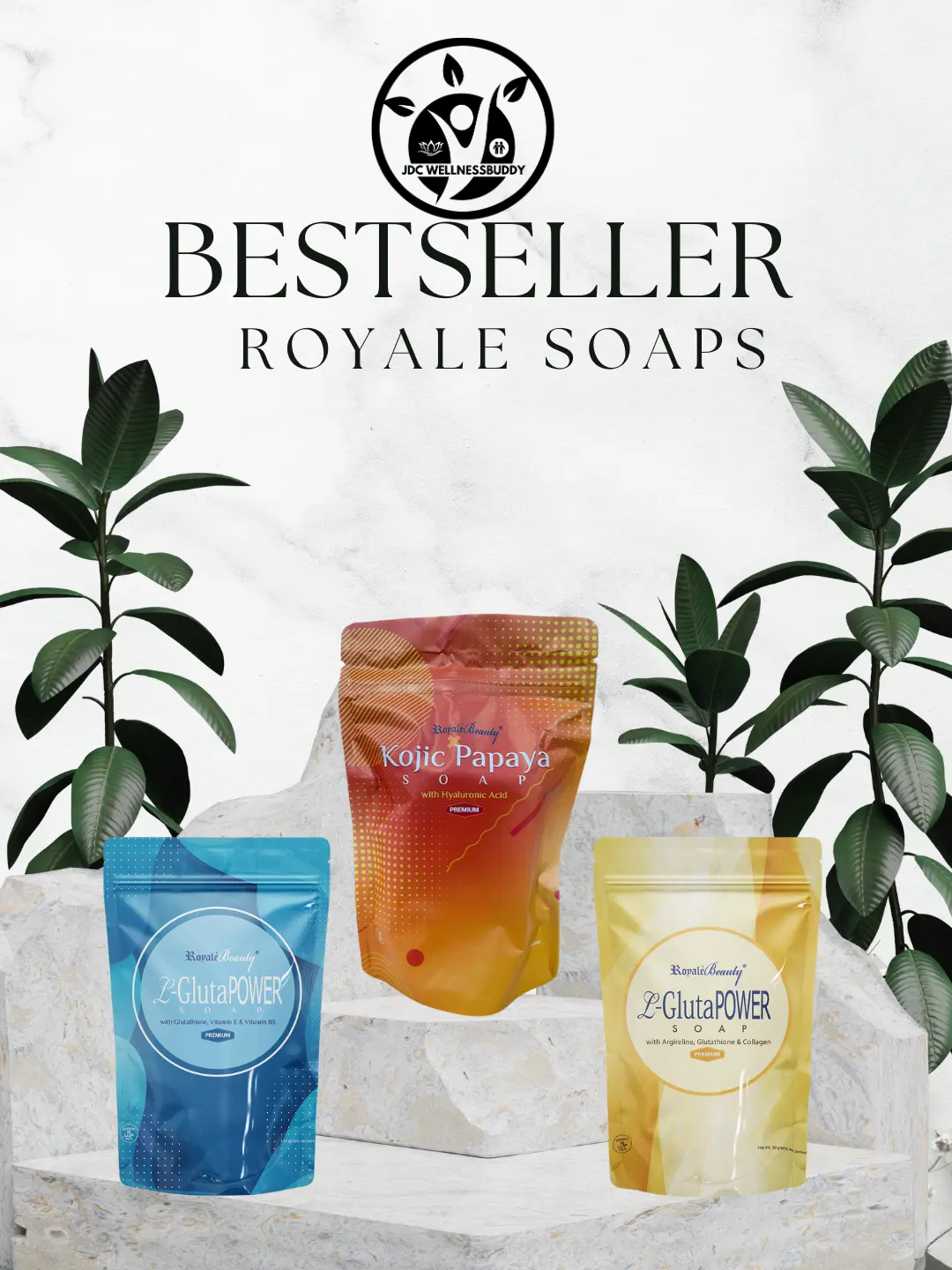 royale glutathione soap Lot of 12 Jose Eber Royale Rose Hospitality /Travel/Personal Sz Facial Soap  Bars main image 1