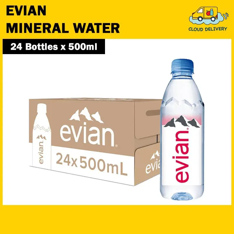 Evian Mineral Water (24 x 500ml)