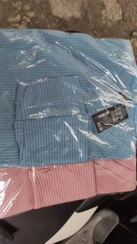 Product Review of Promo 2pcis Crop V Neck Lengan Panjang Wanita - Baju Knitwear Nyaman - Formal, Midi kemeja vest jumbo from b**a 0