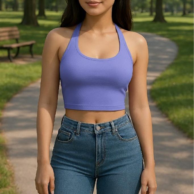 Áo Bra Tập Gym Nữ Cổ Yếm Nâng Ngực Hỗ Trợ Tập Yoga Aerobic Chạy Bộ,..Tập Luyện Ngoài Trời Có Mút Ngực Chống Sốc Cao Cấp.