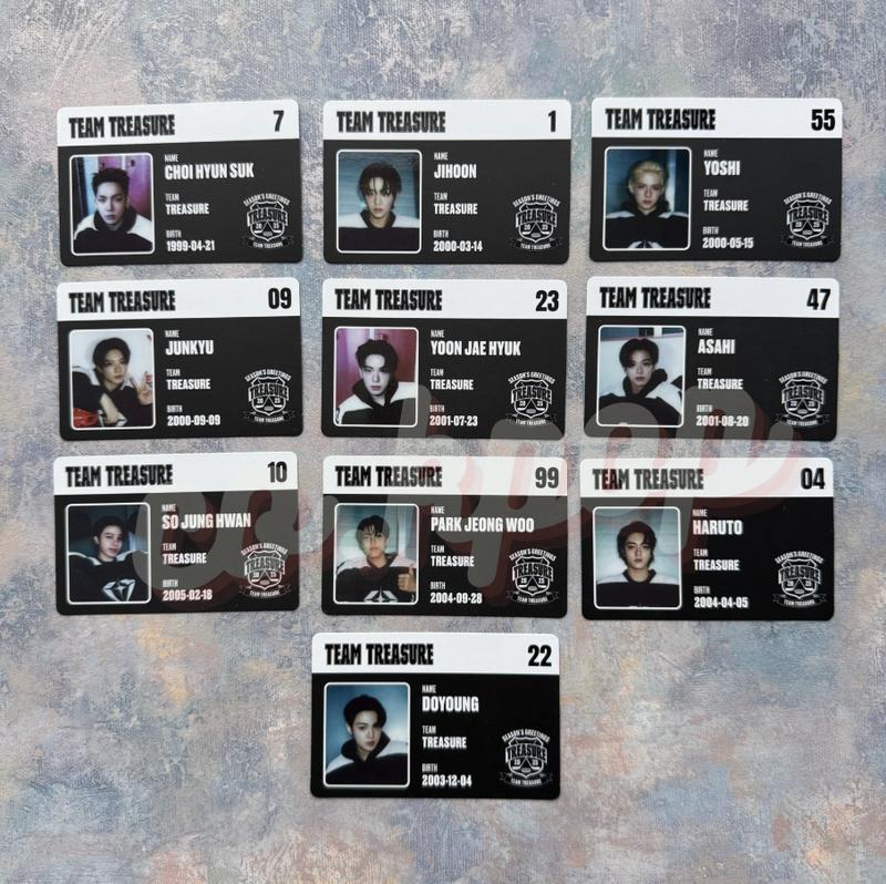 [READY SHARING] TREASURE WELCOMING COLLECTION SEASON GREETINGS 2025 FORTUNE CARD, PHOTOCARD CONCEPT, 0