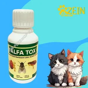 Alfa Tox 100 ml - Obat Kutu Ternak mirip GAMA TOX Pembasmi Larva Lalat Gurem Kutu Ampuh 100 ml