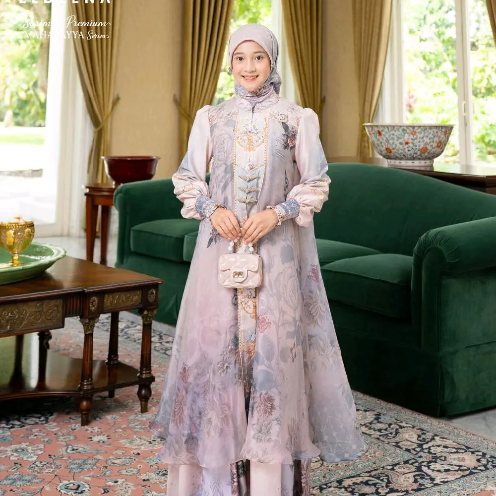 gamis anak M pb 98 ld 80 (6-9 th)