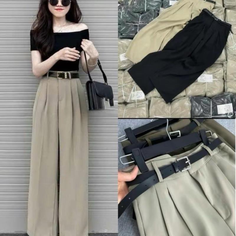 Quần Tây Ống Suông Chất Vải Gold Hàn tuyết mưa Không Nhăn Quần Công Sở