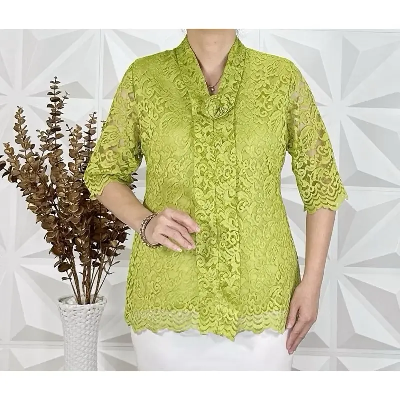 Miss Laris Baju Atasan Broka semi Prancis Cantik