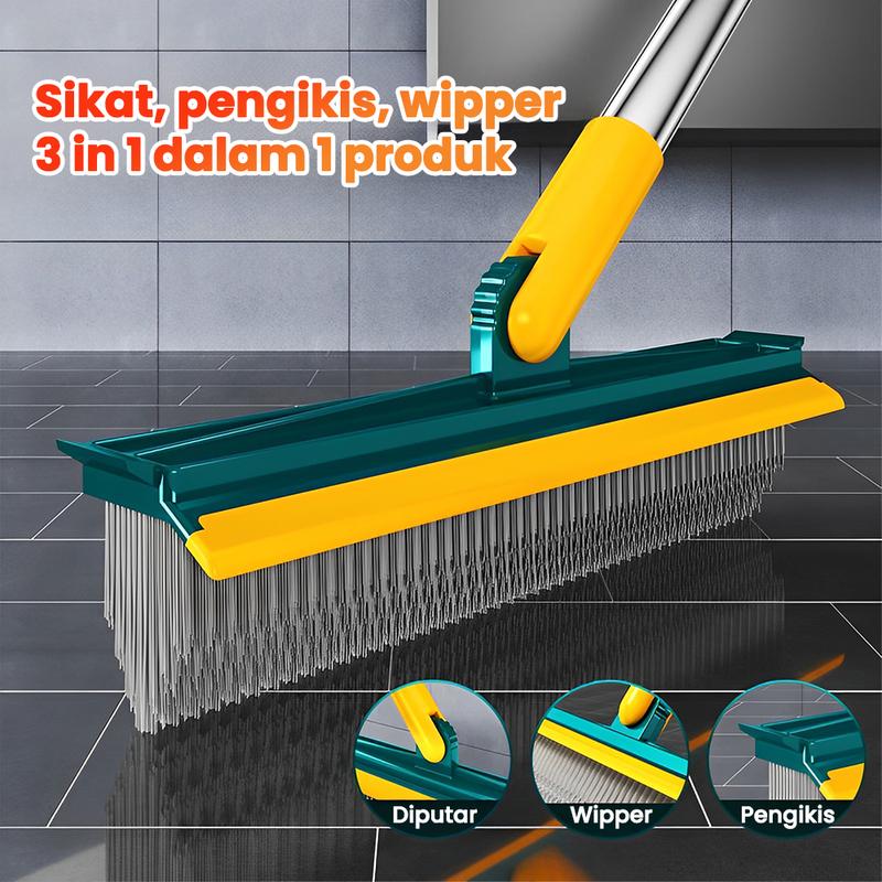 Product Introduction of Sikat lantai kamar mandi sikat pembersih kamar mandi celah ubin rumah tangga bulu keras pengikis sapu sikat celah lantai dua-dalam-satu 2