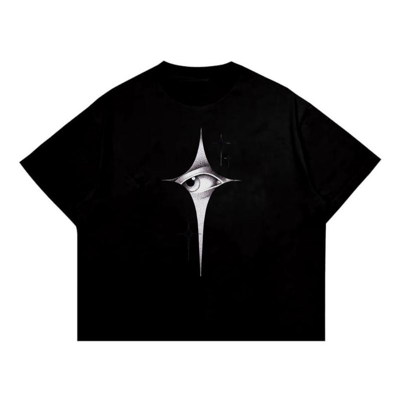 Kaos Boxy Star Eye Printing Premium / Tshirt Distro Pria Skena 2
