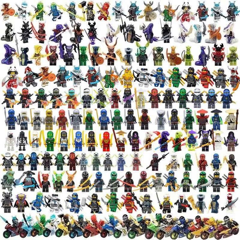 Combo 40 mô hình nhân vật mini lắp ghép mẫu mã đa dạng ( Tặng kèm 2 bảng xếp hình ) Đồ chơi Toy Bộ Lắp Ráp Tháo Lắp Lắp Ráp