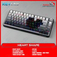 Gambar KEYLAB - HEART SHAPE - 21 KEYS - SIDE PRINT - CHERRY PROFILE - DOUBLE SHOT - SEE THROUGH - KEYCAP - KEYCAPS - Chrome dari Rumah Keyboard Kota Administrasi Jakarta Barat 3 Tokopedia