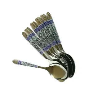 Sendok Makan Batik Stainless per Lusin PerAlatan  Kitchenware Steel