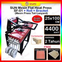 Gambar Mesin Press Lanyard - SUN Flat Heat Press SF-01 25 X 100 CM - SF-01, Surabaya dari Sun Indonesia Kota Surabaya 3 Tokopedia