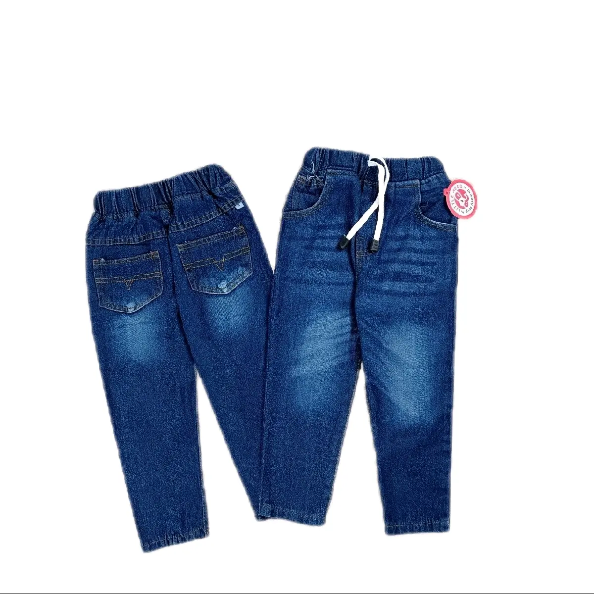 Celana Jeans Anak Little Hero Wishker Motif - Nyaman & Tahan Lama untuk Usia 1-10 Tahun - Laki-Laki Kids liburan 5-6 tahun